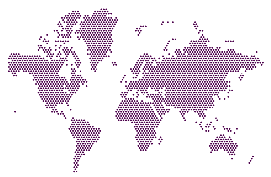 World Map with Office Locations